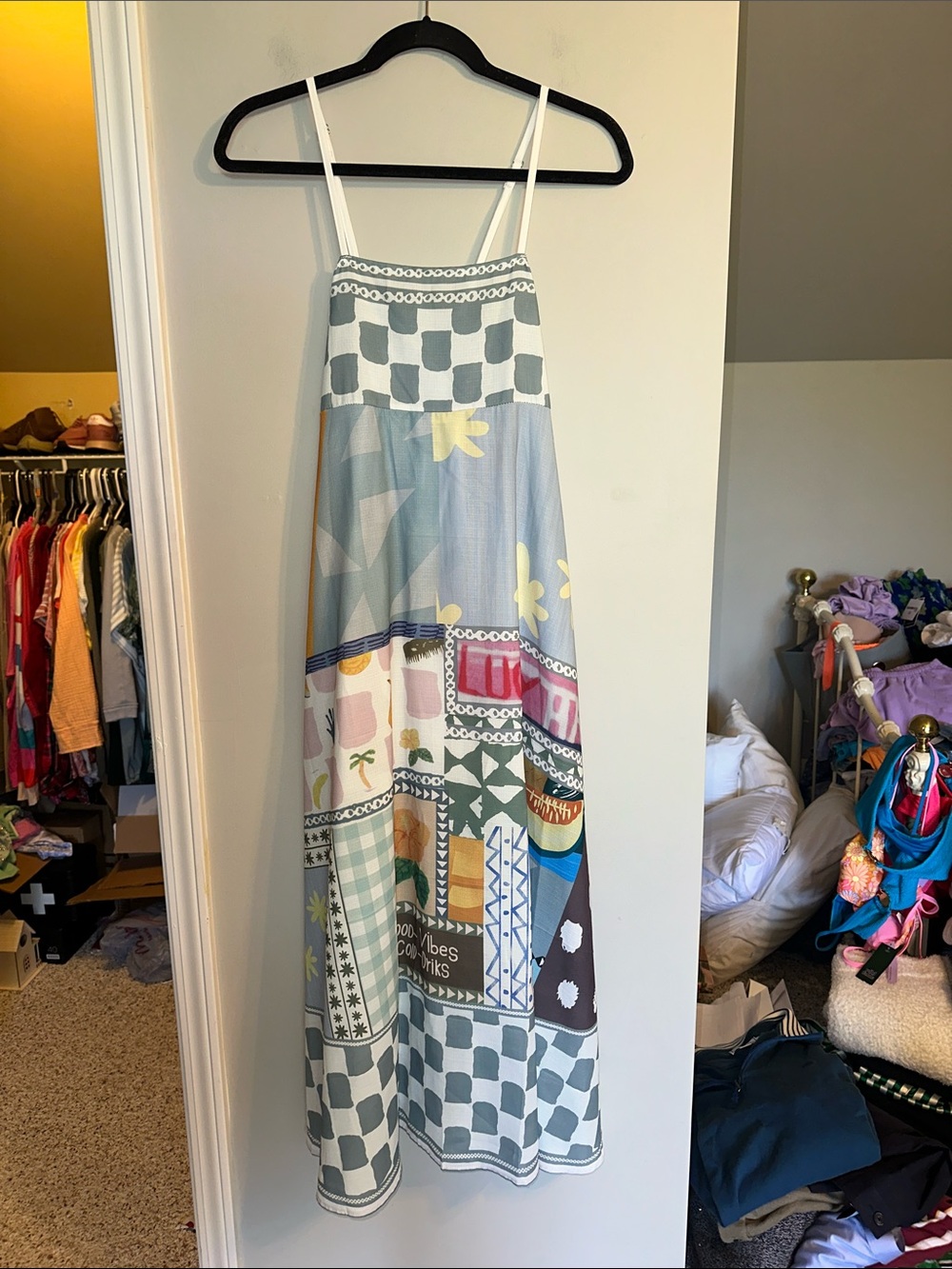 Medium printed summer dress